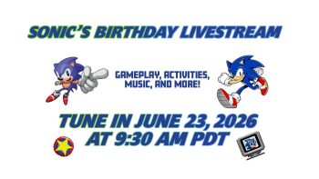 Sonic the Hedgehog 35th birthday live stream set for June 23
