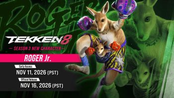 Tekken 8 DLC character Roger Jr. launches November 11 for Season 3 Character Pass owners, November 16 for all